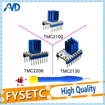 

4PCS TMC2130 TMC2100 V1.3 TMC2208 V1.2 Stepper Motor StepStick Mute Driver Silent Excellent Stability Protection With Heatsink