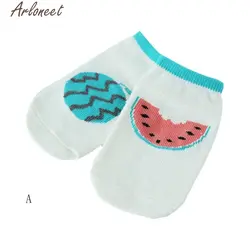 Новинка 2017 года; носки для малышей Детские носки из хлопка для новорожденных Обувь для мальчиков Обувь для девочек милый мультфильм