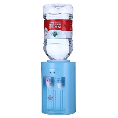 Мини 220 В машина для горячих напитков л электрический портативный Настольный диспенсер для воды держатель для воды пресс ручная бочка насос для полива - Цвет: Blue