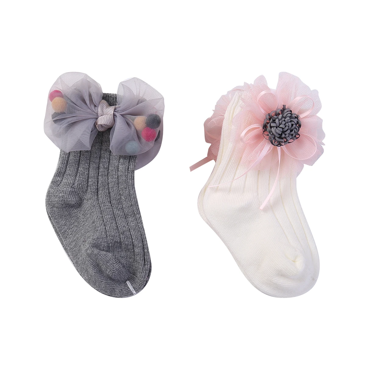 Pudcoco/2 пары носков для маленьких мальчиков и девочек милые хлопковые носки мягкие хлопковые носки для новорожденных - Цвет: D