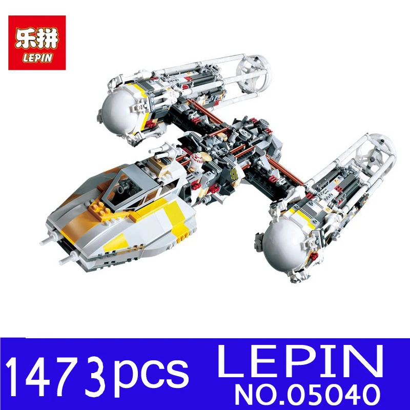 

LEPIN 05040 1473Pcs Star Series Wars Y-wing Attack Starfighter Model Building Blocks Bricks Kits Children Toys Compatible 10134