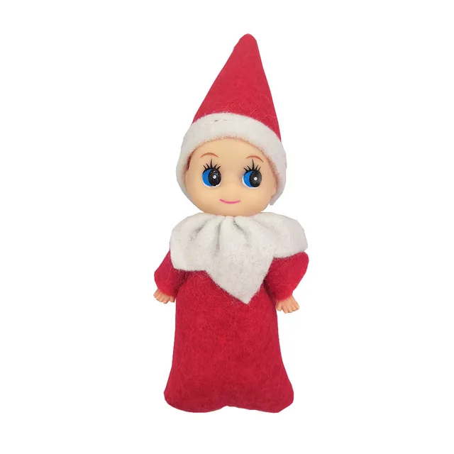 Drop shipping Xmas Elf Baby Plush Toy Baby elf Shelf Plush Dolls Boy