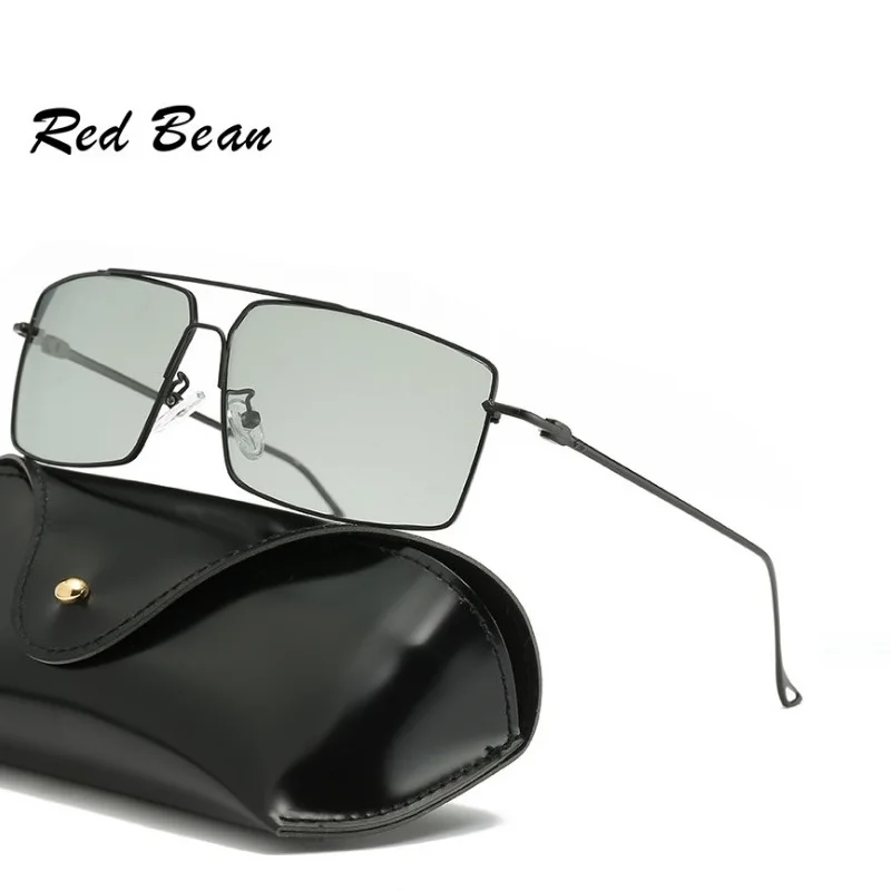 

width-147 Memory metal Photochromic Polarized Men brand Sunglasses Driving All-weather Glasses Overall Temple Brand Sunglasses
