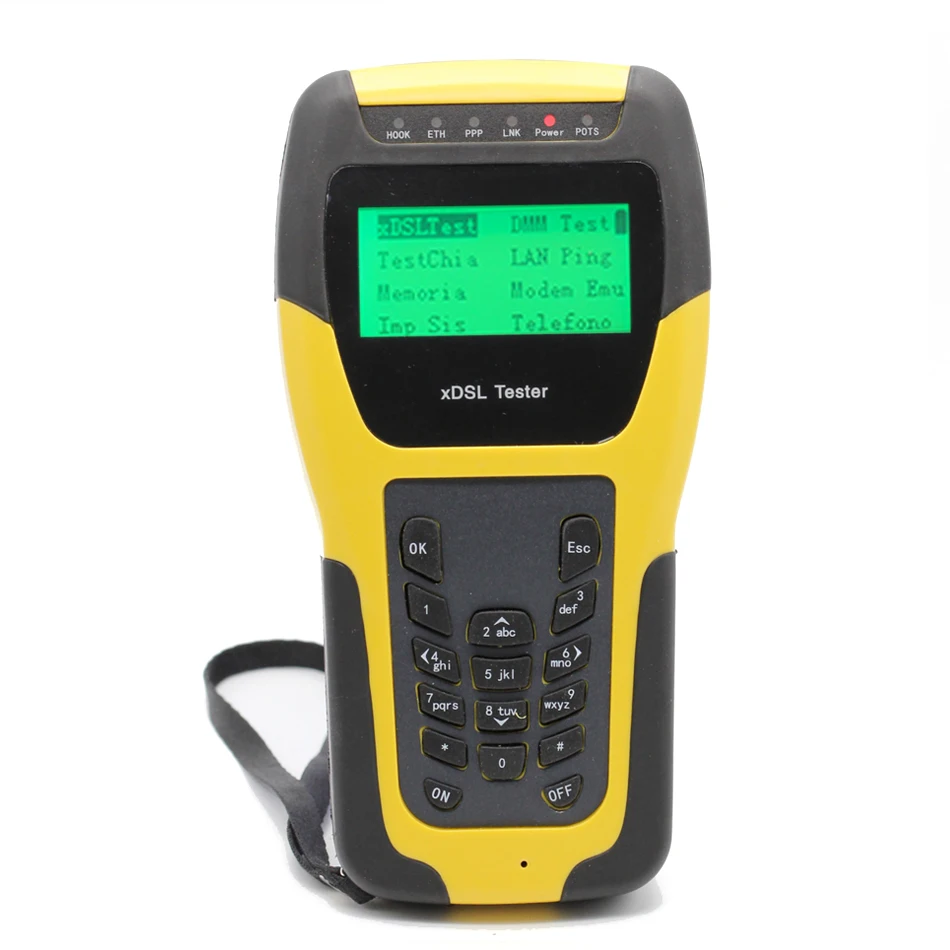 

Chinese version ST332B Multi-functional ADSL2+WAN & LAN Tester Digital ADSL Tester ADSL Installation Maintenance Tools