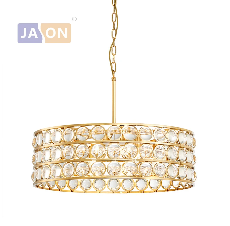 

led e14 Retro Golden America Iron Crystal LED Lamp LED Light.Pendant Lights.Pendant Lamp.Pendant light For Dinning Room