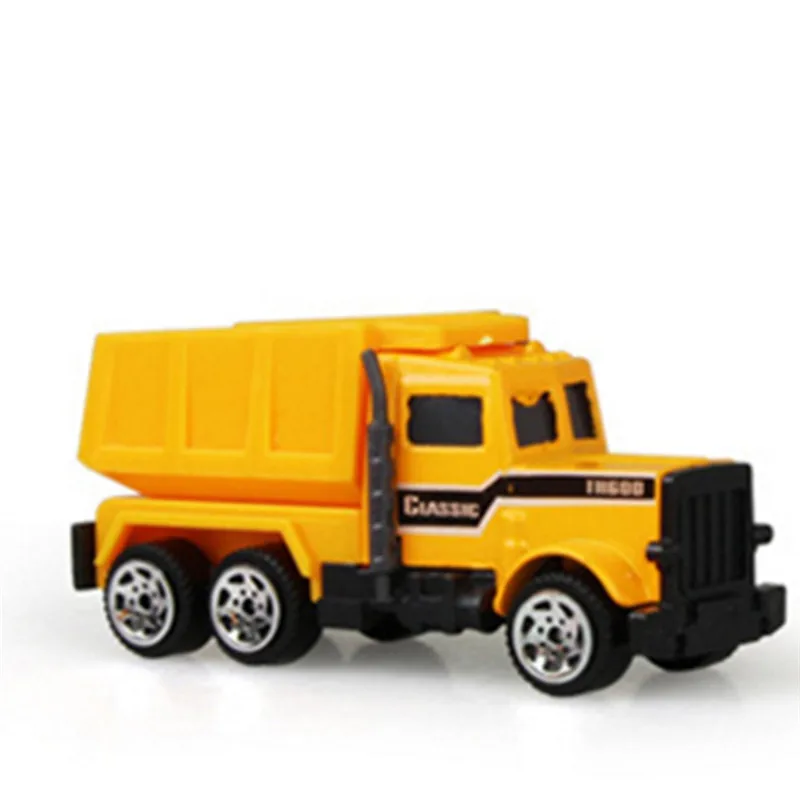 6 видов стилей/набор литой Мини строительный автомобиль 1: 64 инженерный самосвал