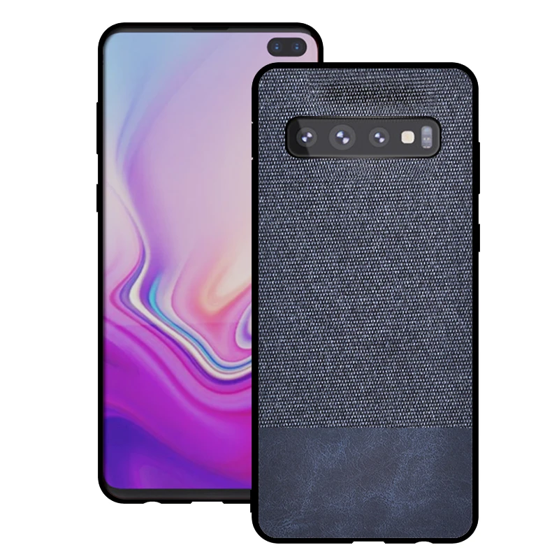 Для samsung Galaxy S10 Plus S10E чехол, ткань, силикон, ТПУ, бампер, Жесткий ПК, задняя крышка для S10 Plus Note 10 plus Note10