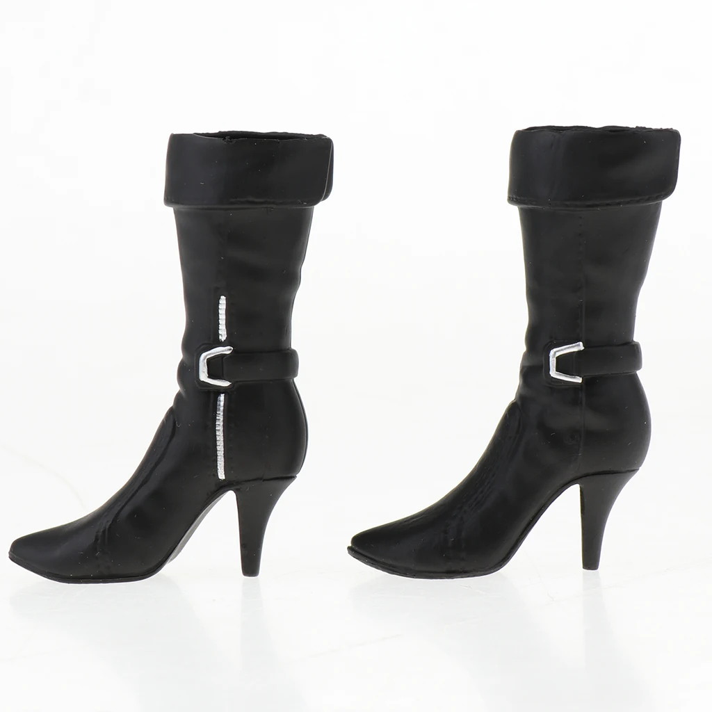 1:6 Scale Fashion High Heel Shoes Boots Model for    Kumik 12