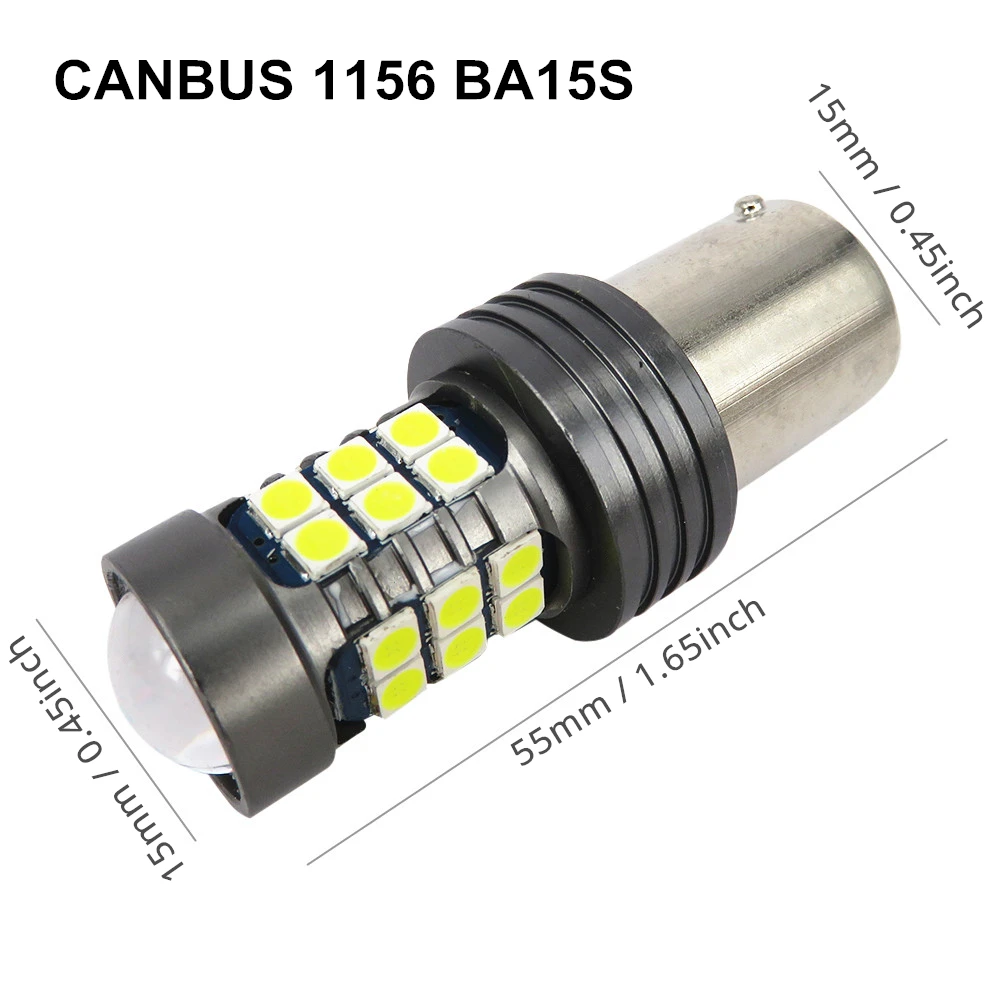 WLJH 2x Canbus Авто свет светодиодный T10 W5W T15 921 T20 7440 1156 Ba15s H3 H27 881 внешний свет H3 противотуманные лампы T15 обратный светодиодный