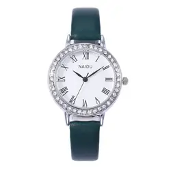 Для женщин браслет смотреть Новая мода Crystal Case ретро дамы наручные часы Роскошные Лидирующий бренд Для женщин наручные часы, подарок Saat