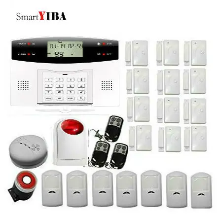 SmartYIBA Multi Language Voice Wireless SMS Home GSM Alarm ...
