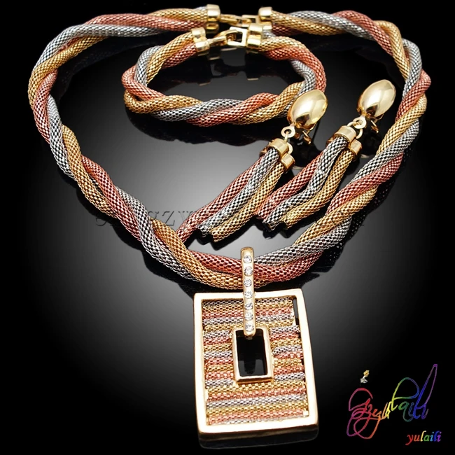 Yulaili Новейший Набор Ювелирных изделий Яркость Комплект Изделий|fashion jewelry set|jewelry