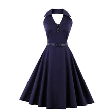 Women’s Summer Office Dresses Lady Work Ladies Elegant Frilly Retro Casual Work Office Business Swing Jacket DR003-30