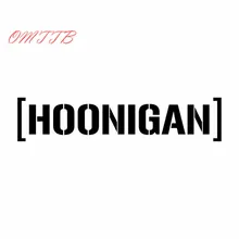 15.2*3.2CM HOONIGAN Funny Car Stickers auto Accessories Motorcycle Vinyl Window Decals For ford focus cruze bmw car styling