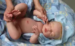 Reborn Baby куклы DIY ручной работы, Силиконовые винил цвет бесплатно, полный плесень, анатомически правильный