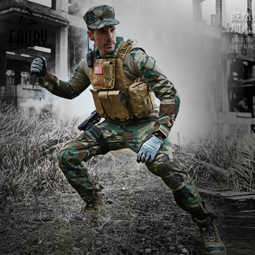 

Roupas Masculinas Work Training Army Fans Frog Pants Camouflage Overalls Tactical Military Softair Ww2 Askeri Malzeme Multicam