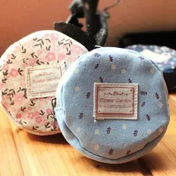 Милая, стильная кошелек Для женщин девочек Детские хранения милый цветок Цветочный монета круглая сумка из ткани, на молнии изменить