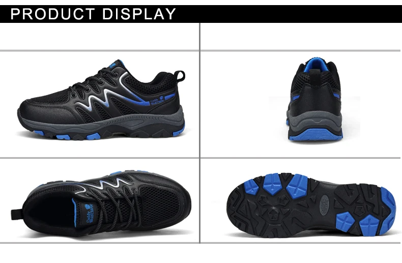Большие размеры 48 обувь для походов с сетчатыми вставками мужские кроссовки беговые Hiker прогулочная обувь носимая уличная спортивная