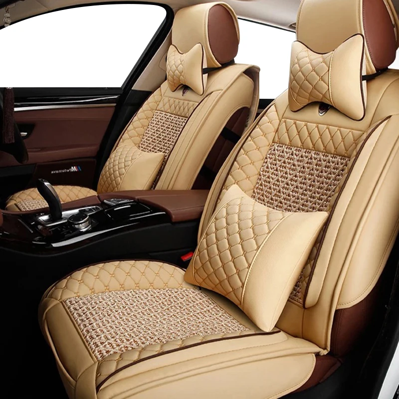 Кожаный чехол для автомобильного сиденья bmw e46 e36 e39 аксессуары e90 x5 e53 f11 e60 f30 x3 e83