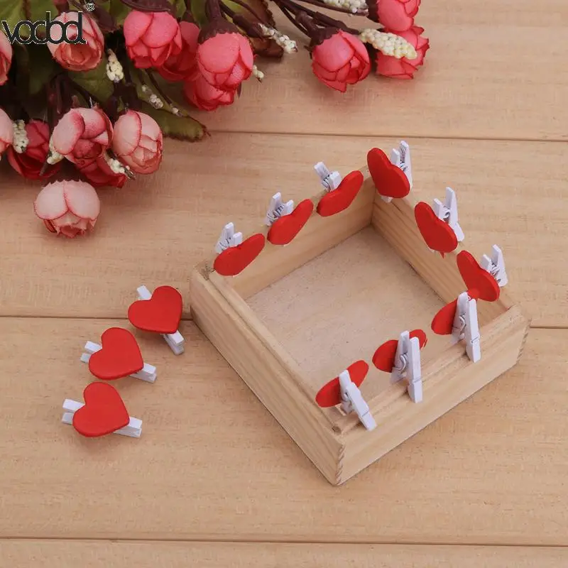 Прищепка для фотобумаги в виде мини сердца 50 см|heart shaped wooden clips|wooden clipspaper clips |