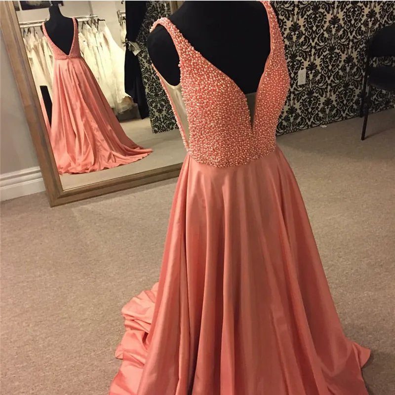 Длинные вечерние платья Vestido Longo De Festa 2017 элегантные женские с глубоким v-образным