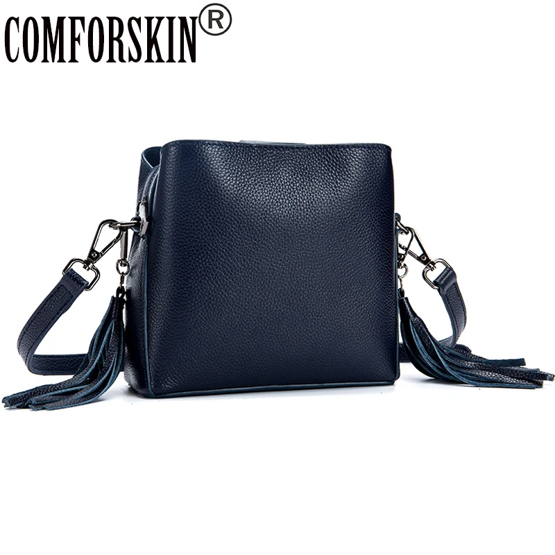 

COMFORSKIN Luxury Handbags Women Bags Designer Genuine Women Messenger Bag 2018 New Arrivals Brand Female Bag Bolsas Feminina