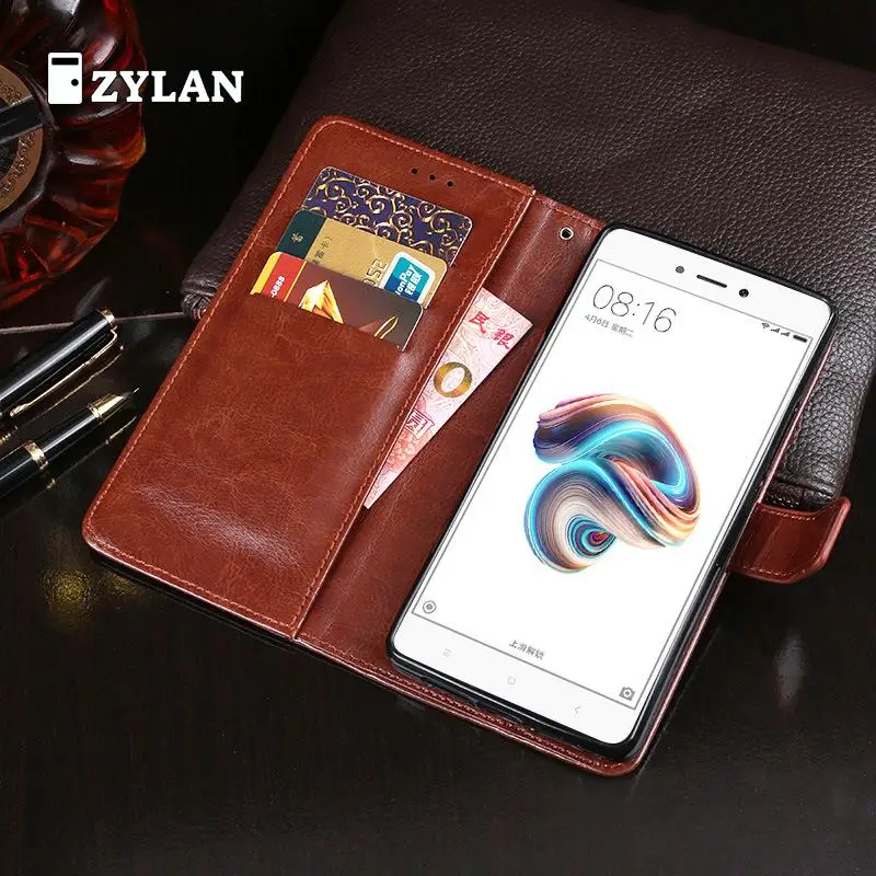 Чехол для zylan Xiaomi Redmi 5A флип чехол кошелек Ретро кожа подставка слот карт + стилус