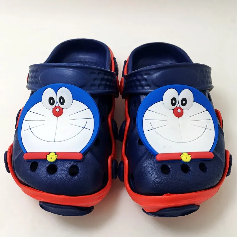 Детские сандалии для сада 1 пара тапочки из ЭВА с мультяшным Doraemon обувь мальчиков