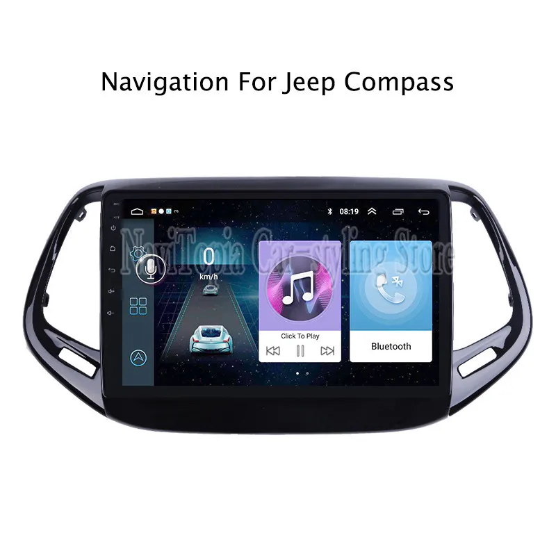 NaviTopia 9 дюймов Android 8 1 автомобиля радио gps навигации Мультимедиа Стерео DVD плеер для
