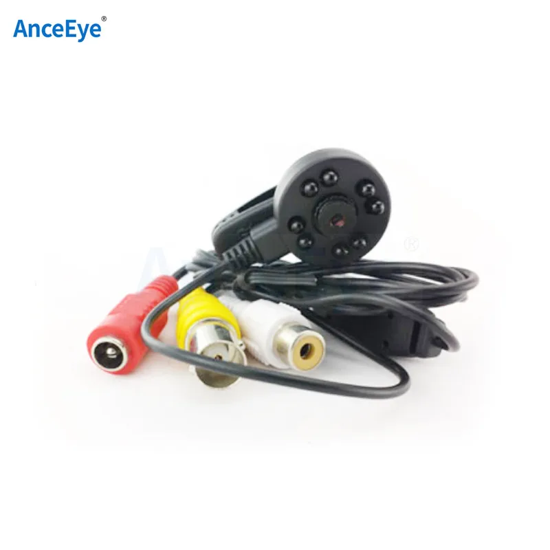 

AnceEye audio AHD Camera 1.3MP Super Mini AHD Color camera with audio,IR distance: 1-2m,1.3mega,Lens: 3.6mm,Size: 23mm UTC 4IN1