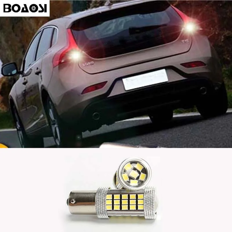 

BOAOSI 1x Canbus 1156 LED Car Backup Reverse Stop Parking Light Lamp Bulb For volvo xc90 xc60 v70 s80 s40 v60 c30 v50