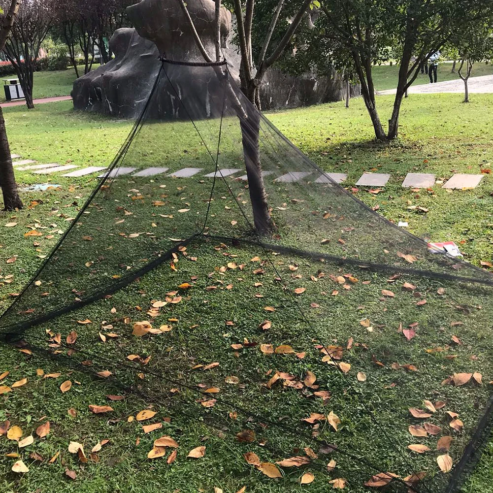 

Lightweight Hiking Summer Insect Repellent Mesh Mosquito Tent Camping Travel Outdoors Portable Beach Double Ventilation