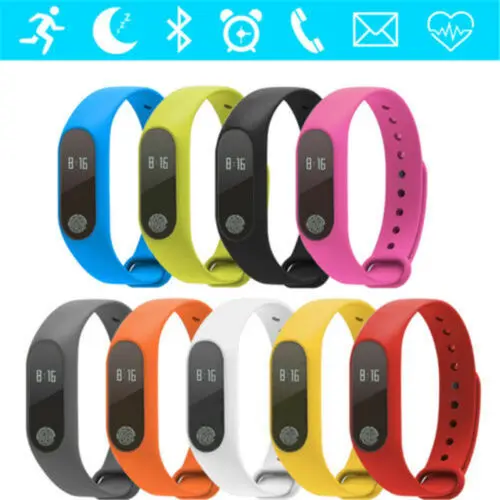 

Sport Smart Band M2 Bluetooth Smart Watch Heart Rate Fitness Tracker Bracelet Wristband Blood Pressure/Pedometer for Men woman