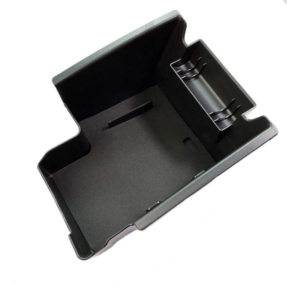 LHD ABS Plastic Central Console Armrest Box Car Glove Box Secondary Storage Decoration for Ford ESCAPE KUGA 2013  4