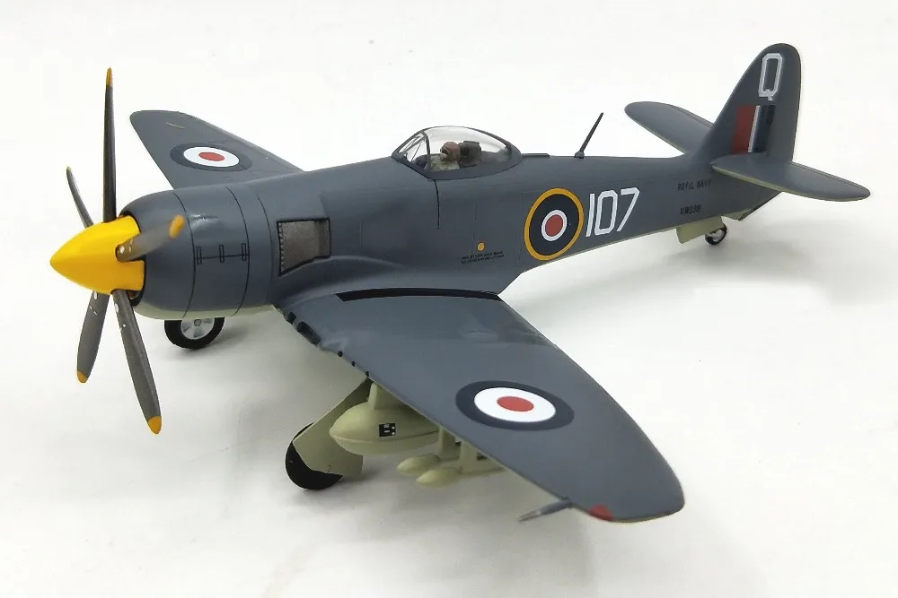 

1:72 World War II British air force Typhoon fighter model simulation alloy aircraft model Collection model