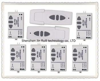 

220V wireless projection screen remote control switch projection curtain remote control switch 6* Receiver +2*Transmitter