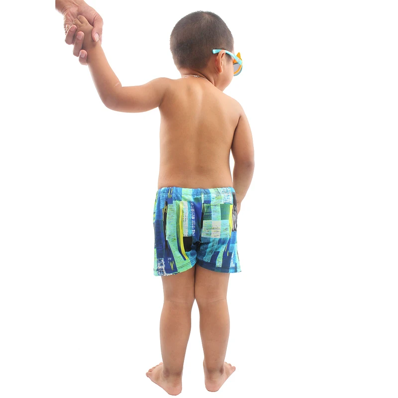 Продукт из полиэстера и спандекса 3 цвета милый детский купальный костюм для мальчиков купальный фигурка Trunks платье с цветочным рисунком подростковые Популярные Лидер продаж
