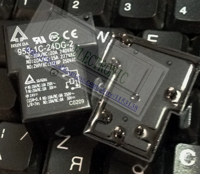 

RELAY 953-1C-24DG-2 24VDC New Original 2PCS/Lot