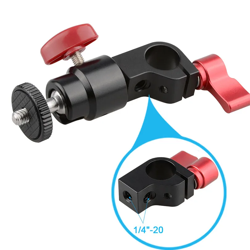 CAMVATE 15mm Rod Clamp & Schuh Mount Adapter Foto Studio Kit Fotografie Zubehör Für DSLR Kamera Käfig Monitor C1444