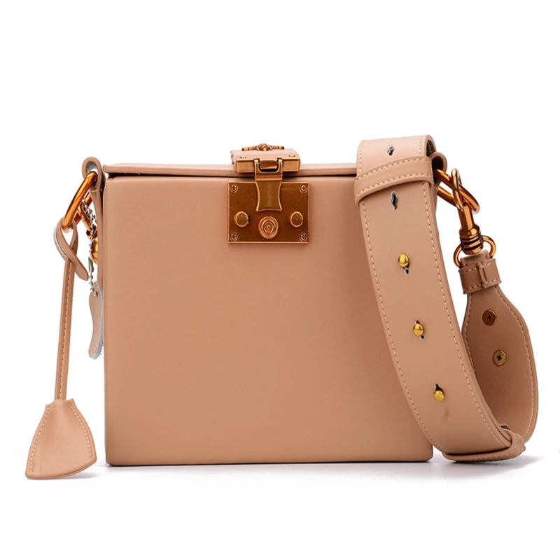 

Bestbaoli Fashion Women Shoulder bags Luxury Handbags Women Bags Designer Box Leather Crossbody bag High Quality Rivet Totes Bag