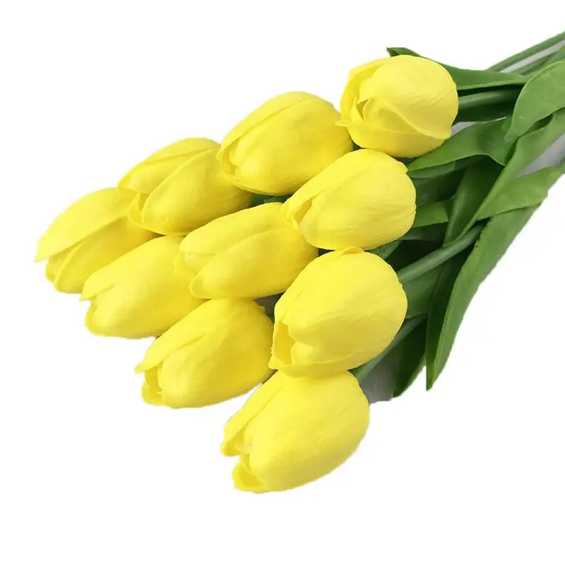 Tulips Artificial Flowers 1pcs Real Touch Artificial Flowers for For Garden Home Wedding Decoration Silk Flowers Drop Shipping Tulips Artificial Flowers 1pcs Real Touch Artificial Flowers for For Garden Home Wedding Decoration Silk Flowers Drop Shipping