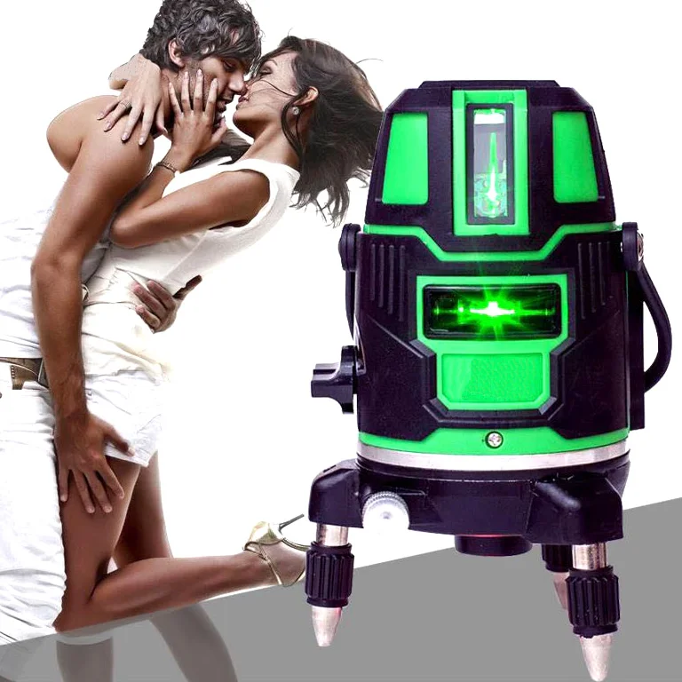 5 Line Green Laser Level 360 Degree Rotary Laser Line Measurement Diagnostic-Tool With Lithium Battery (6)