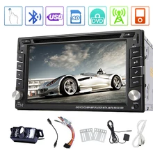 Doble Din Sistema De Audio CD MP4 FM BT RDS Autoradio PC SOY HeadUnit Video Music Coches Reproductor de DVD GPS de Radio Estéreo 3D mapa