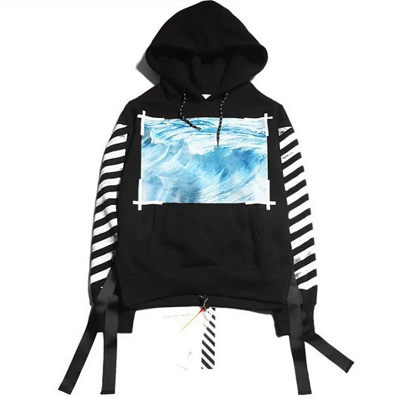 off white ocean hoodie