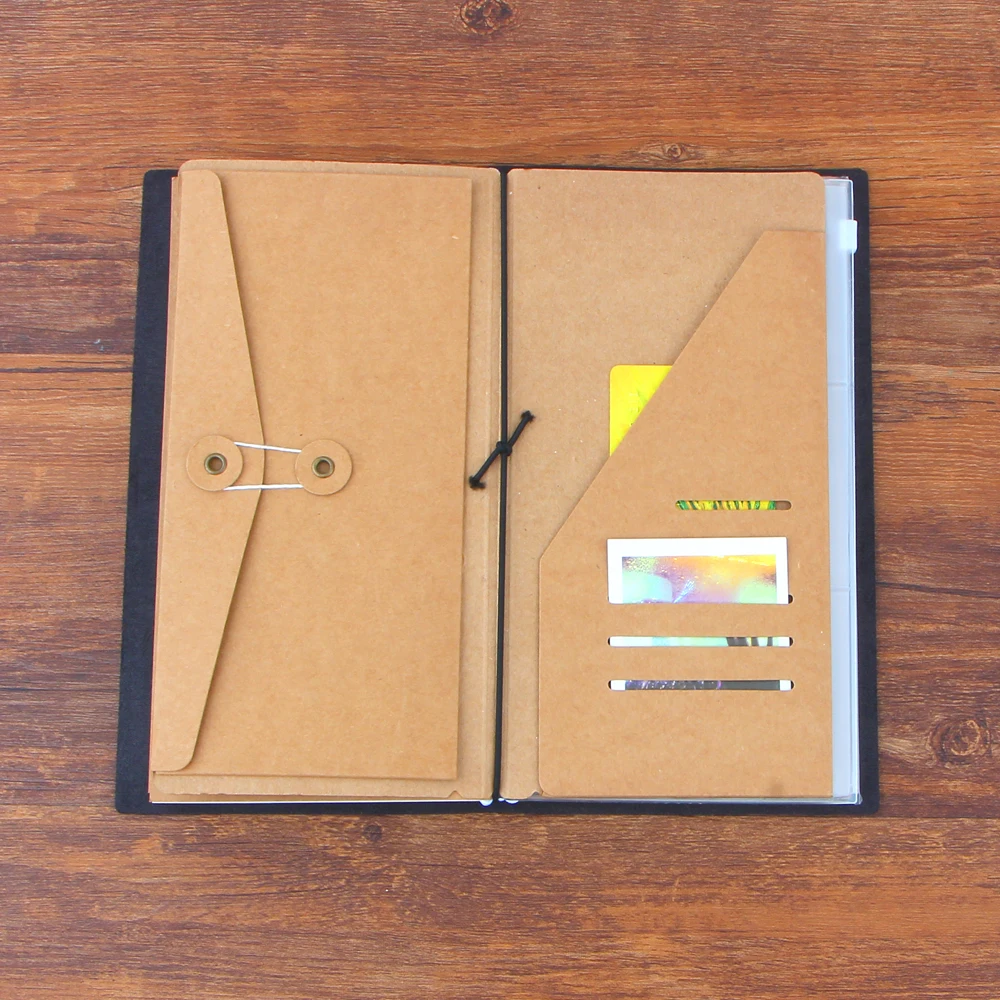 Traveler's Notebook Kraft Paper S M L Pocker Business Card Holder Passport Standard / carry / passport Style File Folder Traveler's Notebook Kraft Paper S M L Pocker Business Card Holder Passport Standard / carry / passport Style File Folder