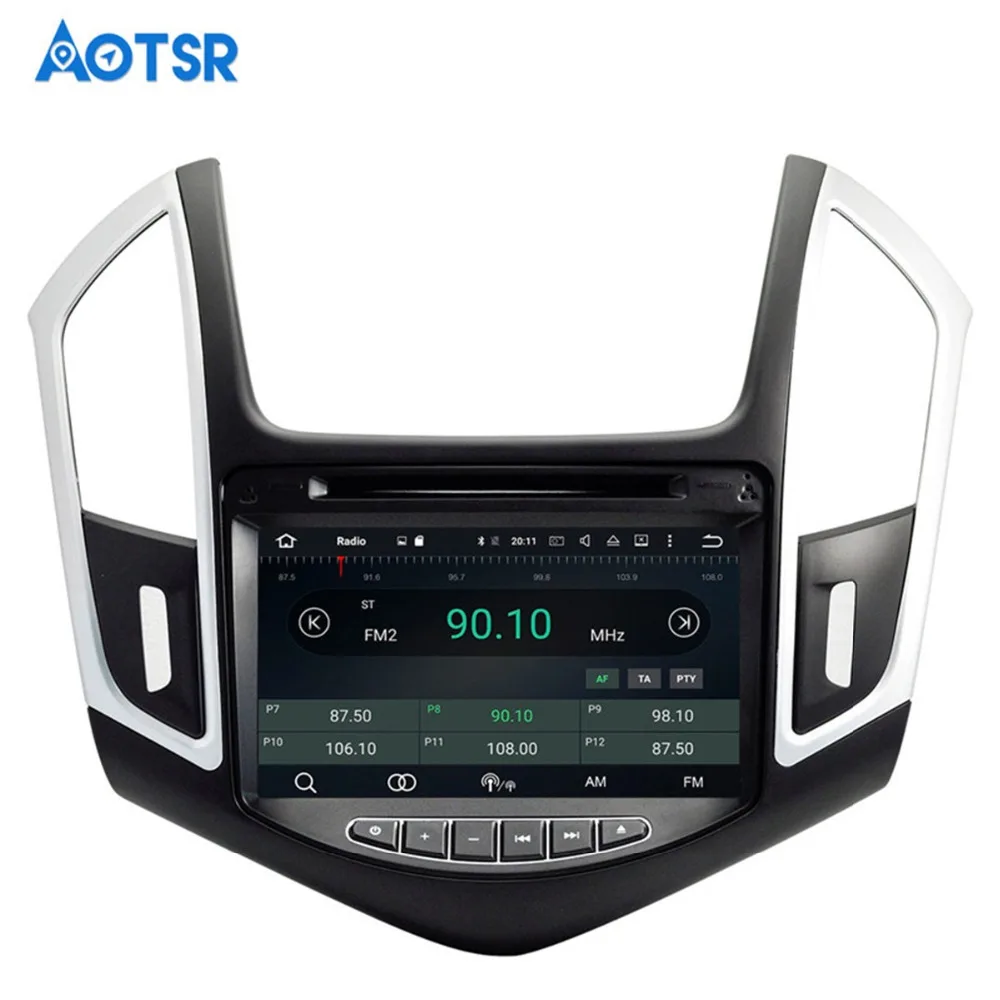 Flash Deal Android 8.1 Car DVD Player GPS SAT NAVI Head Unit For Chevrolet CRUZE 2012-2015 Radio Screen IPS 2 din stereo tape recorder IPS 4
