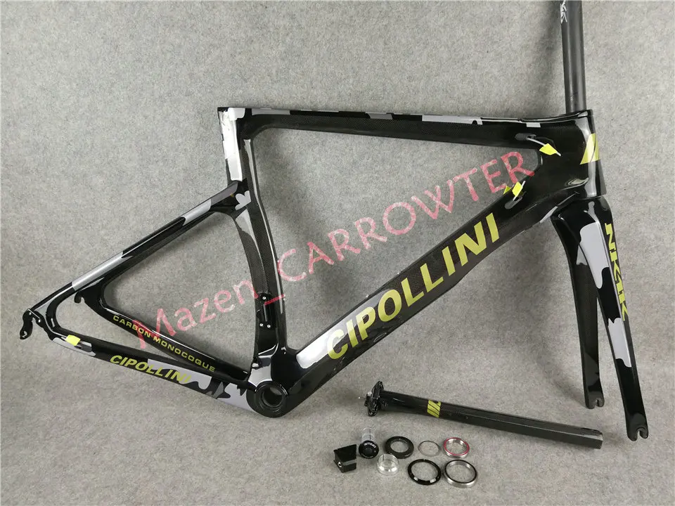 T1000 3 K/1 K CARROWTER велосипед серый камуфляж Cipollini NK1K карбоновая рама для шоссейного велосипеда с BB68/BB30 матовая/глянцевая