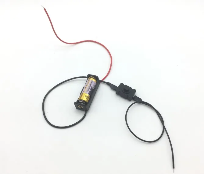100pcs/lot 12V 23A Battery Case Holder Storage Box With Cable Switch ON/OFF Wholesale |