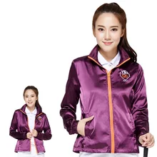 Женская легкая ветровка, ветрозащитная куртка для гольфа, женская верхняя одежда с длинным рукавом для бега, тенниса, D0689