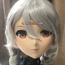 MSM-01Y) сделанный на заказ женщина/девушка смолы 3/4 головка Косплэй японский ролевая игра Аниме Kigurumi маска Трансвестит кукла